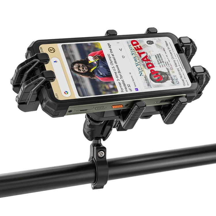 Ulefone Armor Mount Pro AM02 Universal Bicycle Handle Phone Holder(Black) - Holders by Ulefone | Online Shopping South Africa | PMC Jewellery | Buy Now Pay Later Mobicred