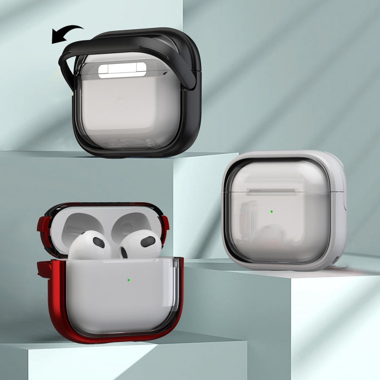 For AirPods Pro 2  TPU Hybrid PC Case with Holder(Yellow) - For AirPods Pro 2 by PMC Jewellery | Online Shopping South Africa | PMC Jewellery | Buy Now Pay Later Mobicred
