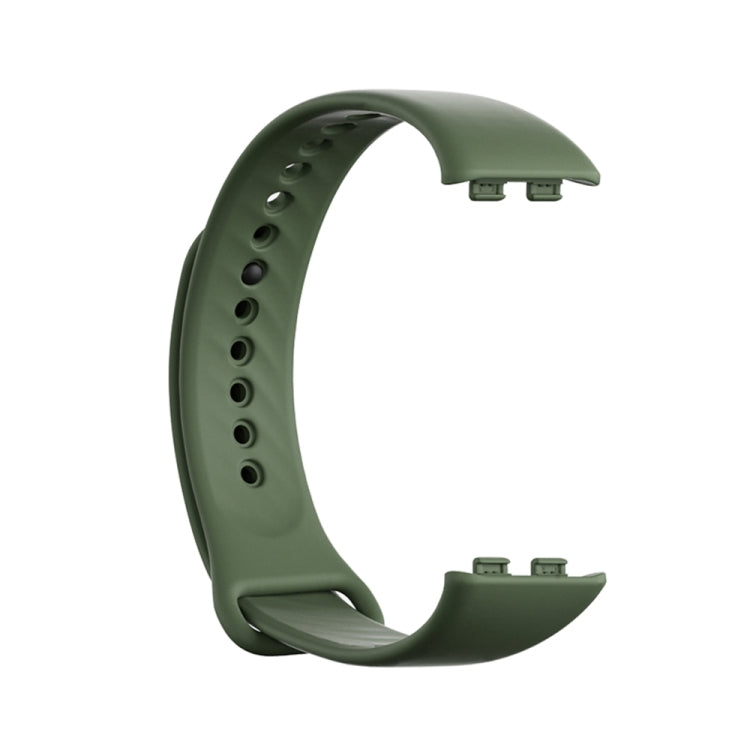 For Honor Band 9 Black Buckle TPU Watch Band(Dark Green) - Watch Bands by PMC TechLife | Online Shopping South Africa | PMC TechLife
