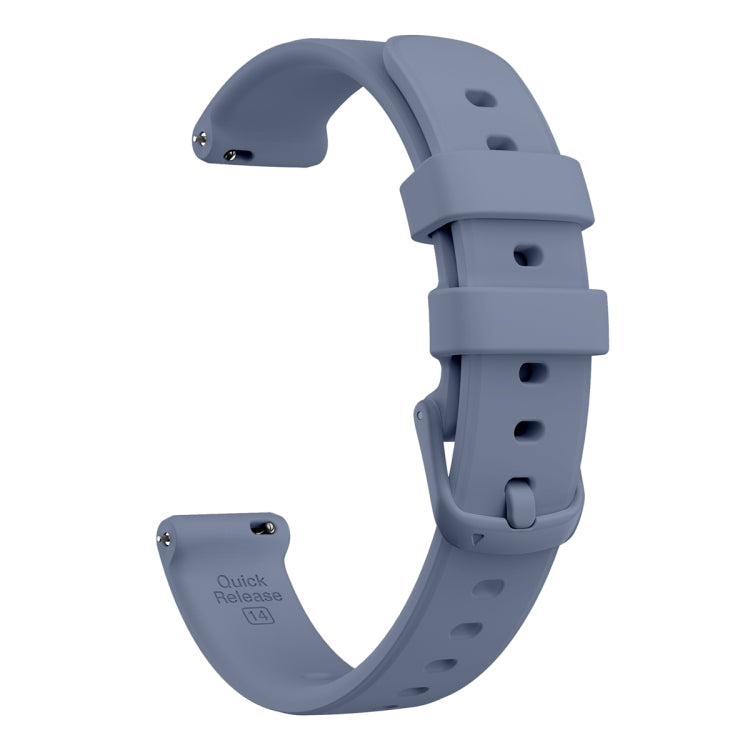 For Garmin Lily 2 Silicone Watch Band Wristband(Blue Grey) - Watch Bands by PMC TechLife | Online Shopping South Africa | PMC TechLife