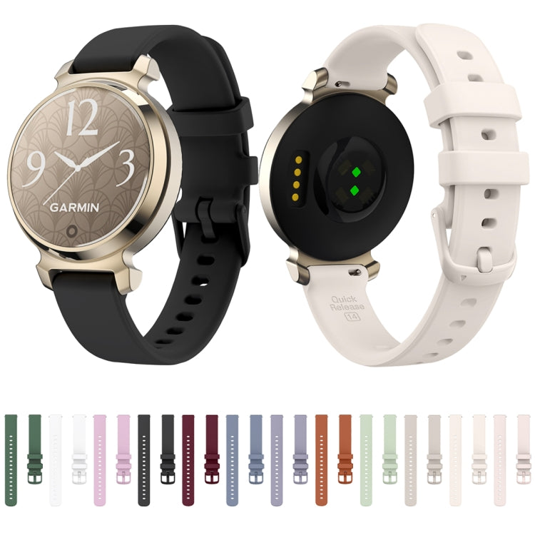 For Garmin Lily 2 Silicone Watch Band Wristband(Starlight Color) - Watch Bands by PMC TechLife | Online Shopping South Africa | PMC TechLife