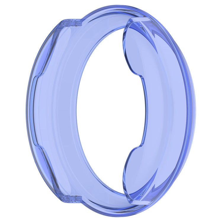 For Garmin Lily 2 Half Pack Hollow TPU Watch Protective Case(Transparent Blue) - Watch Cases by PMC Jewellery | Online Shopping South Africa | PMC Jewellery
