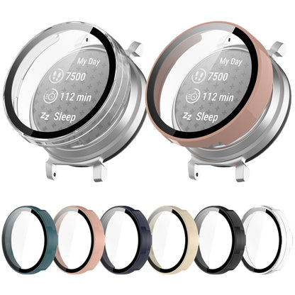 For Garmin Lily 2 PC + Tempered Film Integrated Watch Protective Case(Transparent) - Watch Cases by PMC Jewellery | Online Shopping South Africa | PMC Jewellery