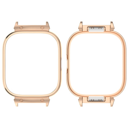 For CMF Watch Pro D395 20mm Metal Frame Watch Protective Case(Rose Gold) - Watch Case by PMC Jewellery | Online Shopping South Africa | PMC Jewellery