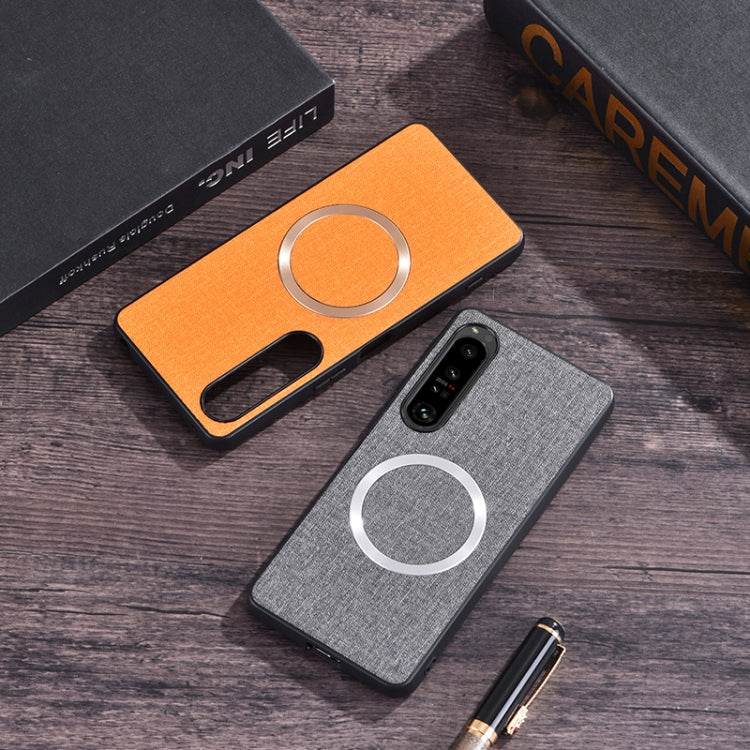 For Sony Xperia 1 VI CD Magsafe Magnetic Cloth Texture Phone Case(Black) - free shipping - PMC TechLife - Order now!
