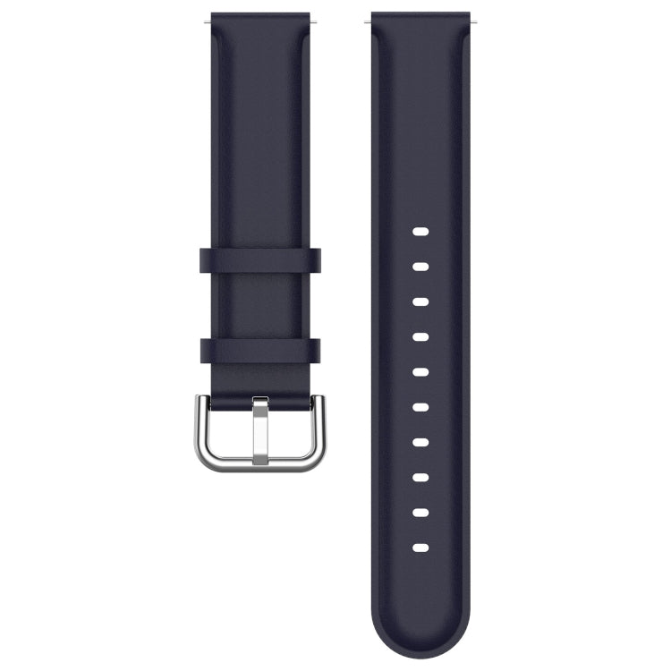 For CMF Watch Pro D395 22mm Round Tail Genuine Leather Watch Band(Navy Blue) - Watch Bands by PMC TechLife | Online Shopping South Africa | PMC TechLife