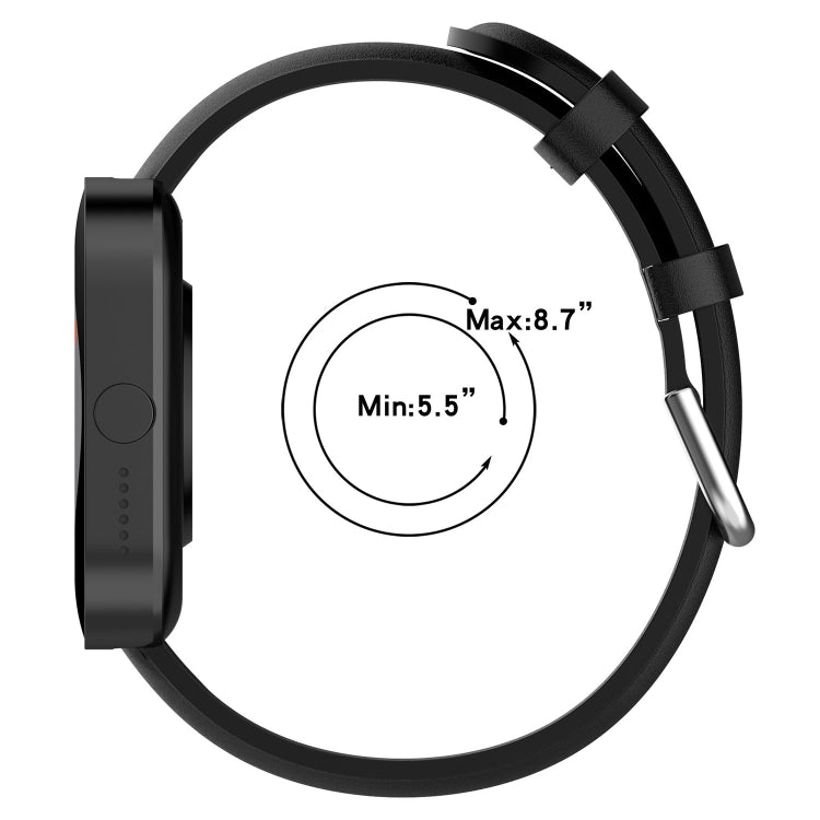 For CMF Watch Pro D395 22mm Round Tail Genuine Leather Watch Band(Pink) - Watch Bands by PMC TechLife | Online Shopping South Africa | PMC TechLife