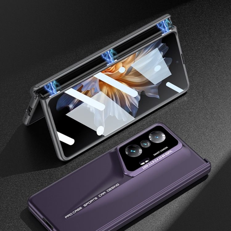 For Honor Magic Vs GKK Integrated Magnetic Blade Ultra-thin Full Coverage Phone Case(Purple) - Honor Cases by GKK | Online Shopping South Africa | PMC Jewellery | Buy Now Pay Later Mobicred