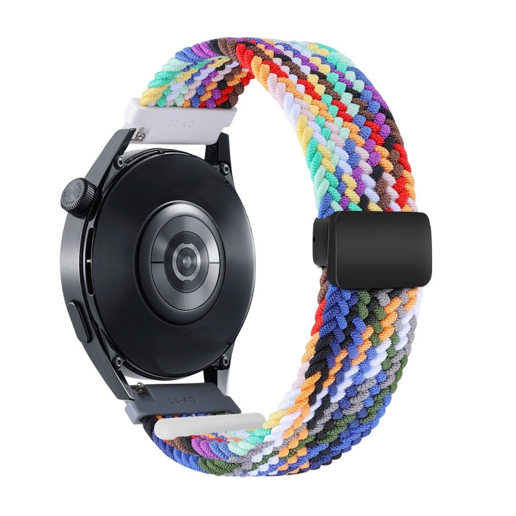 20mm Two-color Magnetic Braided Nylon Watch Band(Colorful Denim) - free shipping - PMC TechLife - Order now!