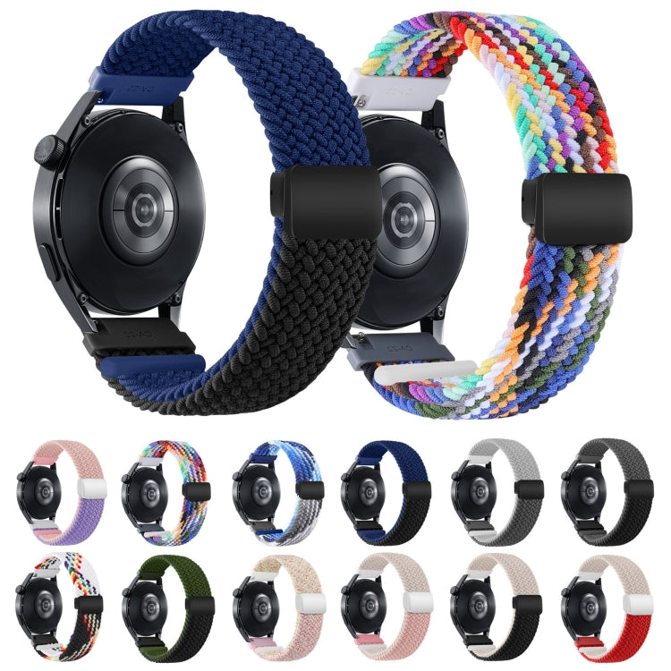 20mm Two-color Magnetic Braided Nylon Watch Band(Light Dark Grey) - free shipping - PMC TechLife - Order now!