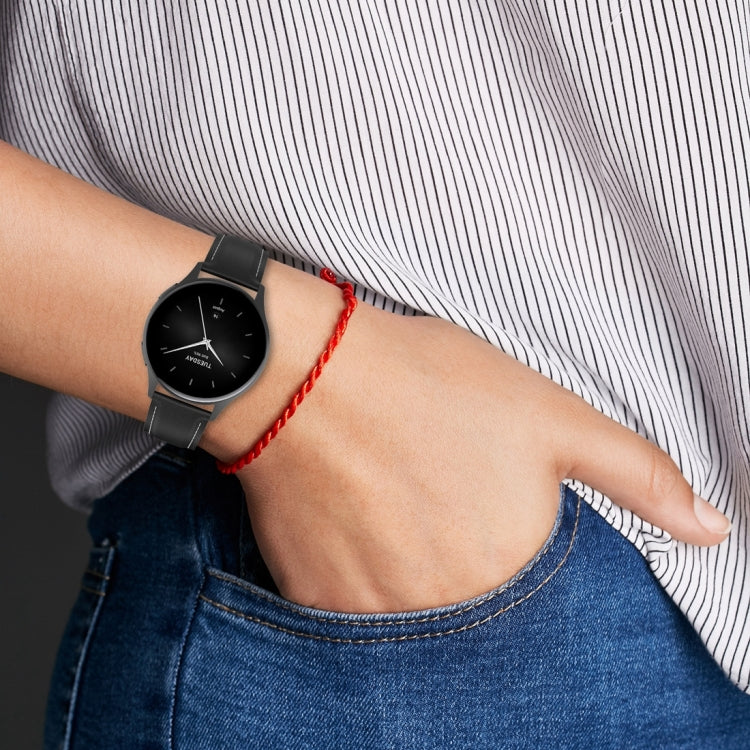For Xiaomi Watch 2 22mm Genuine Leather Watch Band(Light Brown) - Watch Bands by PMC TechLife | Online Shopping South Africa | PMC TechLife