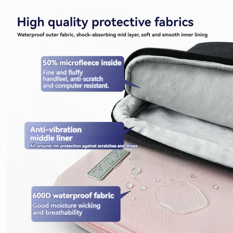 ZGA BG-01 Waterproof Laptop Handbag, Size:16 inch(Pink) - free shipping - PMC Jewellery - Order now!