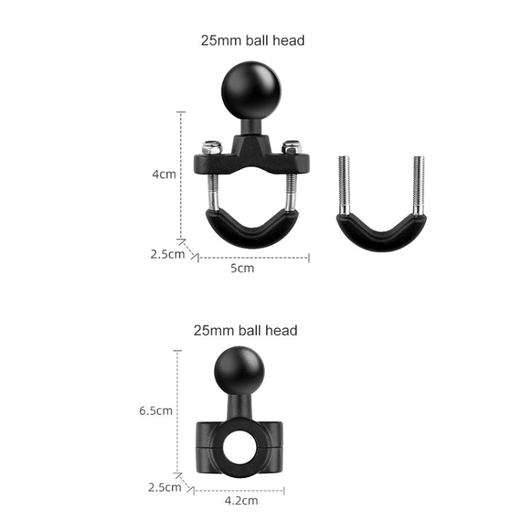 10 in 1 Crabs Selfie Stick Motorcycle Clamps Handlebar Fixed Mount - Holder by PMC TechLife | Online Shopping South Africa | PMC TechLife | Buy Now Pay Later Mobicred