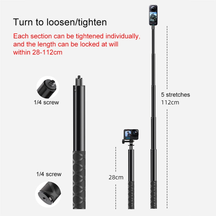 3 in 1 U-Type Mount Selfie Stick Motorcycle Clamps Handlebar Fixed Mount - Holder by PMC TechLife | Online Shopping South Africa | PMC TechLife | Buy Now Pay Later Mobicred