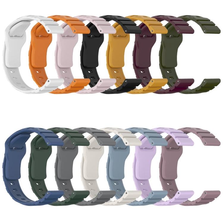 22mm Armor Silicone Watch Band(Black) - 22mm Bands by PMC TechLife | Online Shopping South Africa | PMC TechLife