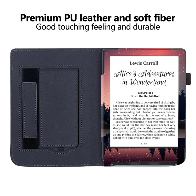 For Pocketbook Verse / Verse Pro Painted Calfskin Smart Leather Tablet Case(Night) - Others by PMC TechLife | Online Shopping South Africa | PMC TechLife | Buy Now Pay Later Mobicred