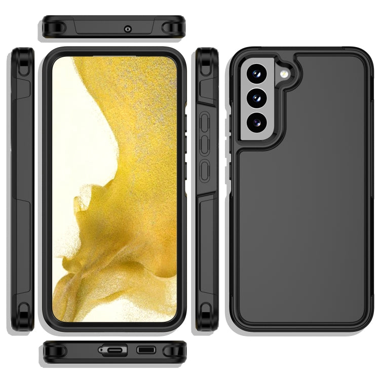 For Samsung Galaxy S22 5G RedPepper Armor PC Hybrid TPU Phone Case(Black) - Galaxy S22 5G Cases by RedPepper | Online Shopping South Africa | PMc TechLife | Buy Now Pay Later Mobicred