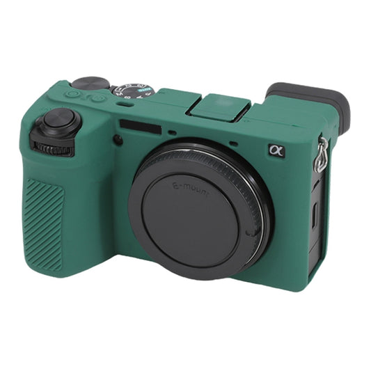 For Sony ILCE-6700 / A6700 Glossy Soft Silicone Protective Case(Green) - Protective Case by PMC Jewellery | Online Shopping South Africa | PMC Jewellery | Buy Now Pay Later Mobicred