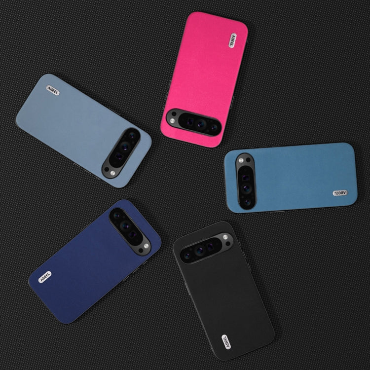 For Google Pixel 9 Pro ABEEL Arashi Texture PU Phone Case(Black) - Google Cases by PMC TechLife | Online Shopping South Africa | PMC TechLife | Buy Now Pay Later Mobicred
