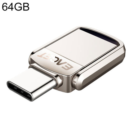 EAGET 64G USB 3.1 + USB-C Interface Metal Twister Flash U Disk, Standard - USB Flash Drives by EAGET | Online Shopping South Africa | PMC Jewellery | Buy Now Pay Later Mobicred