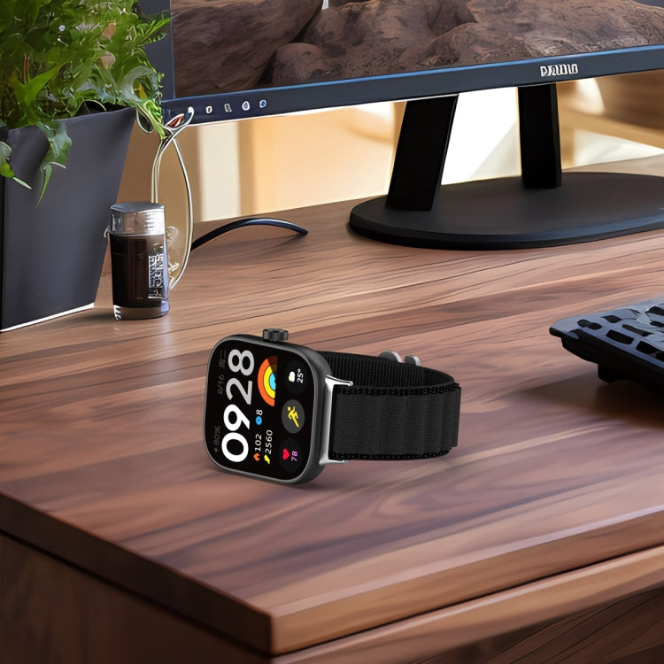 For Xiaomi Mi Band 8 Pro / Redmi Watch 4 Loop Nylon Watch Band(Black) - Watch Bands by PMC TechLife | Online Shopping South Africa | PMC TechLife