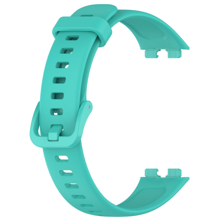 For Huawei Band 9 / 9 NFC Solid Color Colorful Buckle Silicone Watch Band(Teal) - Watch Bands by PMC Jewellery | Online Shopping South Africa | PMC Jewellery