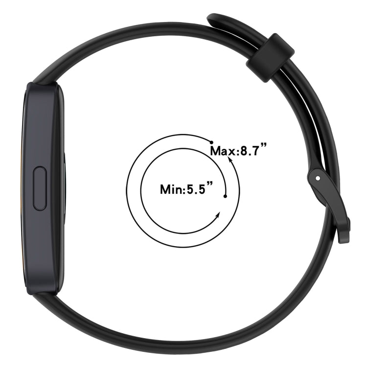 For Huawei Band 10 / 9 / 8 Solid Color Colorful Buckle Silicone Watch Band(Ivory White) - Watch Bands by PMC TechLife | Online Shopping South Africa | PMC TechLife | Buy Now Pay Later Mobicred