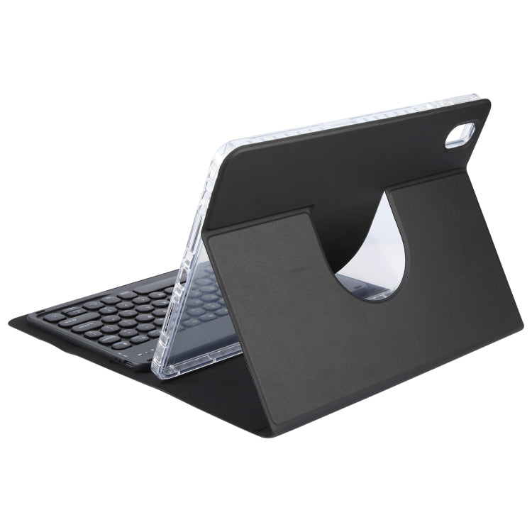 For Huawei MatePad Air 11.5 Round Button Bluetooth Keyboard Rotatable Holder Leather Case(Black) - free shipping - PMC TechLife - Order now!