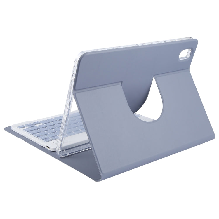 For Huawei MatePad Air 11.5 Square Button Bluetooth Keyboard Rotatable Holder Leather Case(Lavender Purple) - Huawei Keyboard by PMC TechLife | Online Shopping South Africa | PMC TechLife