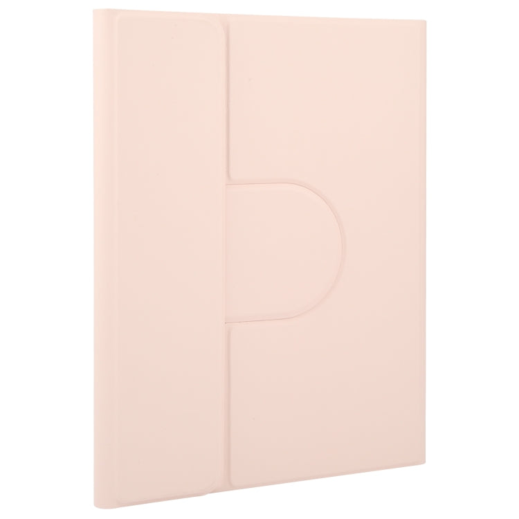 For Huawei MatePad Pro 11 2024 / 2022 Square Button Bluetooth Keyboard Rotatable Holder Leather Case with Touchpad(Rose Gold) - Huawei Keyboard by PMC TechLife | Online Shopping South Africa | PMC TechLife