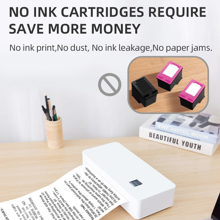 A4 mini Portable Bluetooth HD Thermal Printer for Home Office Study(US Plug) - Printer by PMC TechLife | Online Shopping South Africa | PMC TechLife | Buy Now Pay Later Mobicred