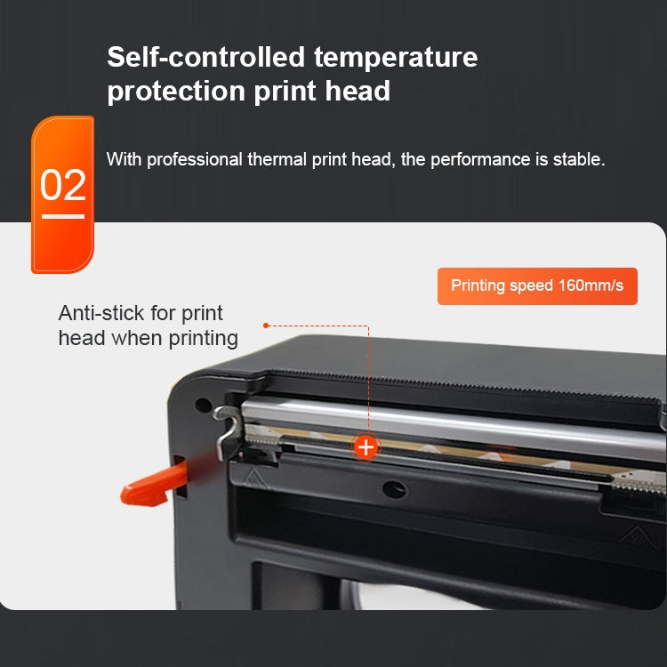 ZJ-9250 100x150mm USB Thermal Label Printer, Plug:EU Plug(Black) - free shipping - PMC TechLife - Order now!