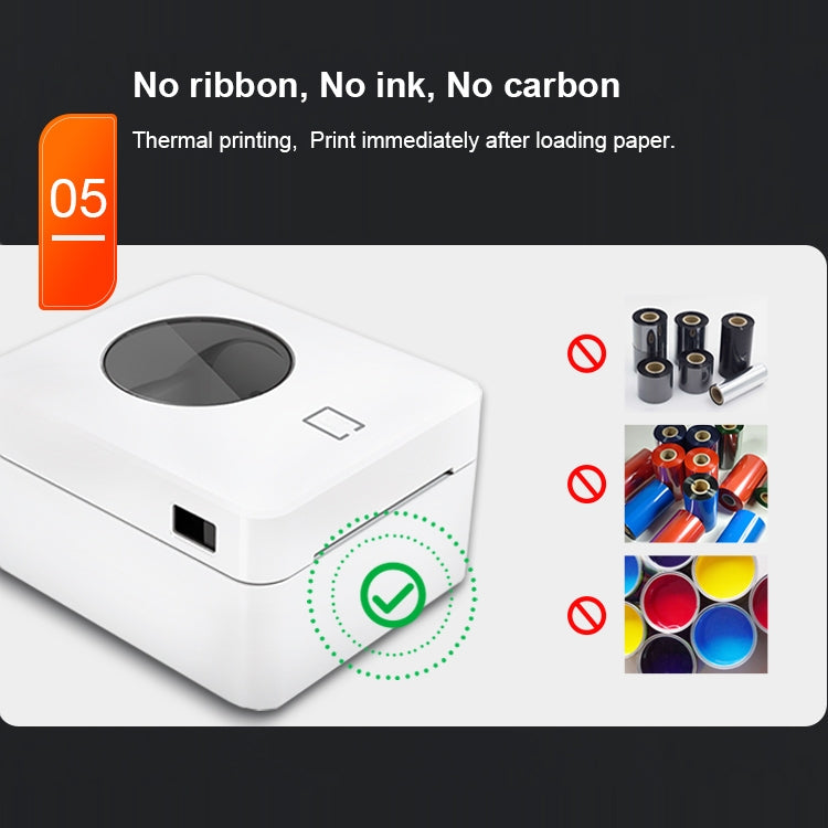 ZJ-9250 100x150mm USB Thermal Label Printer, Plug:EU Plug(Black) - free shipping - PMC TechLife - Order now!