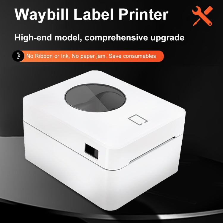 ZJ-9250 100x150mm USB Bluetooth Thermal Label Printer, Plug:US Plug(White) - Printer by PMC TechLife | Online Shopping South Africa | PMC TechLife | Buy Now Pay Later Mobicred