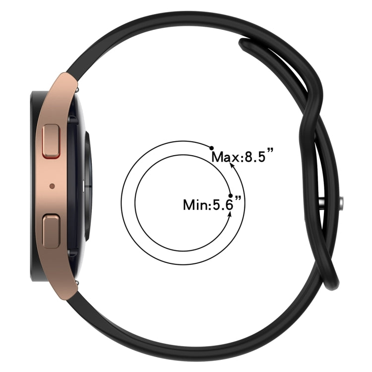 22mm Slim Reverse Buckle Silicone Watch Band(White) - 22mm Bands by PMC TechLife | Online Shopping South Africa | PMC TechLife