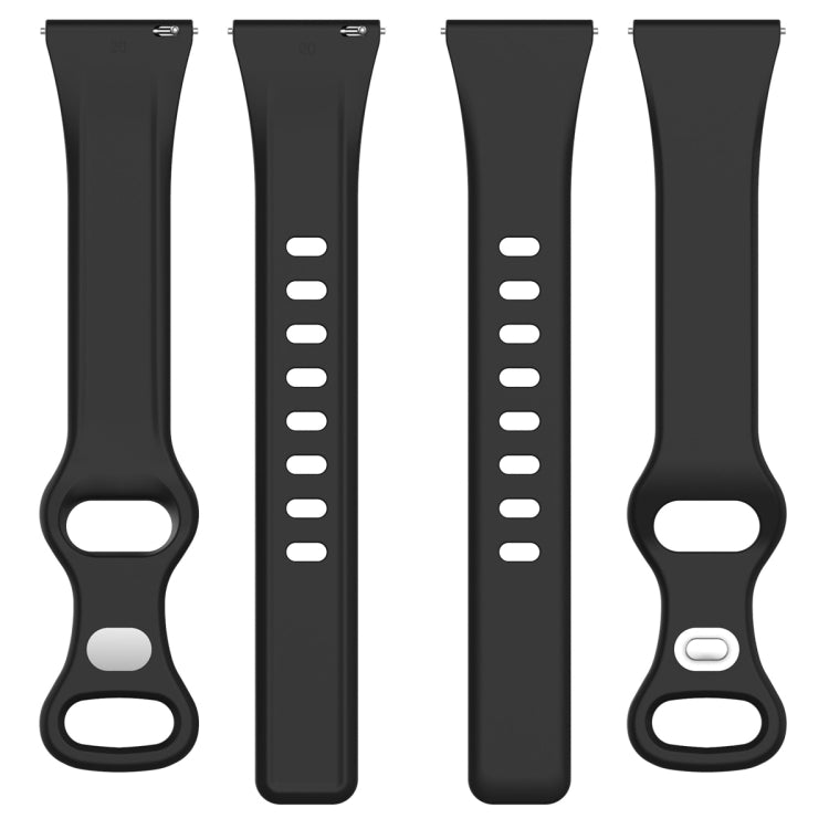 22mm Slim Reverse Buckle Silicone Watch Band(Bright Yellow) - 22mm Bands by PMC TechLife | Online Shopping South Africa | PMC TechLife