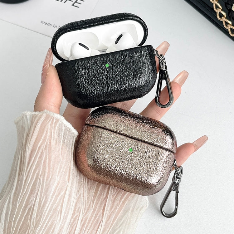 For AirPods Pro 2 Burst Leather Texture Bluetooth Earphone Protective Case(Green) - For AirPods Pro 2 by PMC Jewellery | Online Shopping South Africa | PMC Jewellery | Buy Now Pay Later Mobicred