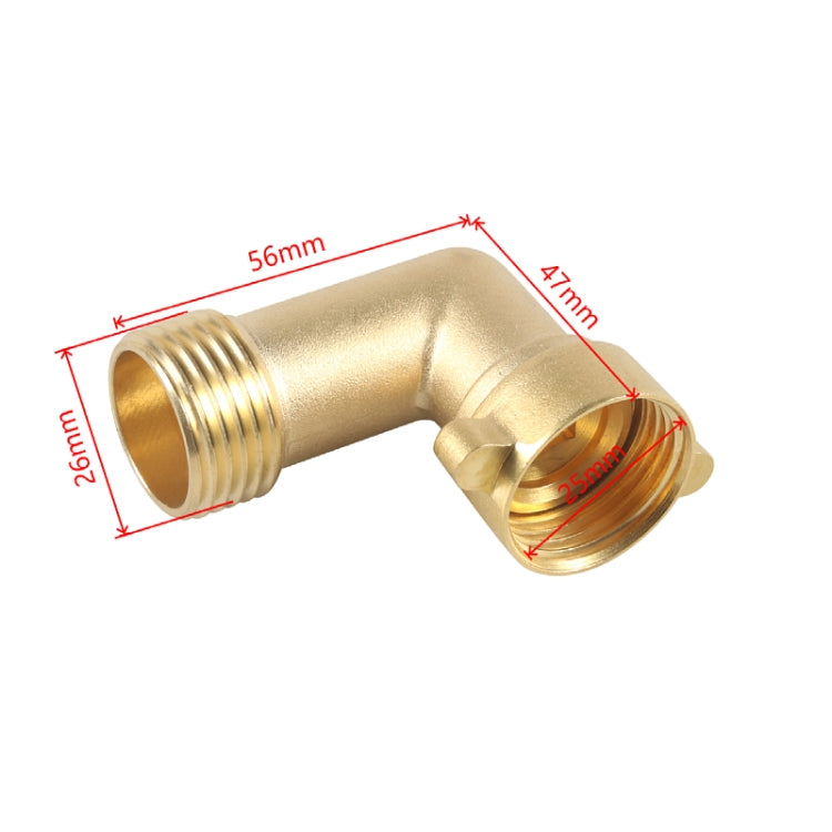 2pcs / Set RV Water Inlet Check 45/90 Degree 3/4 Connector Adapter(Yellow) - Others by PMC TechLife | Online Shopping South Africa | PMC TechLife | Buy Now Pay Later Mobicred