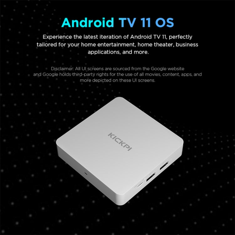 Kickpi KP1 Dual Band WiFi 4K HD Android TV Box, RAM:2GB+32GB(EU Plug) - Amlogic S905 by PMC TechLife | Online Shopping South Africa | PMC TechLife | Buy Now Pay Later Mobicred