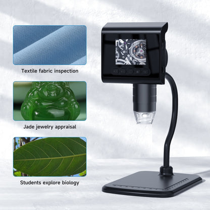 P190 1000X Desktop HD Digital Microscope with 2.4 inch Screen - Digital Microscope by PMC Jewellery | Online Shopping South Africa | PMC Jewellery | Buy Now Pay Later Mobicred