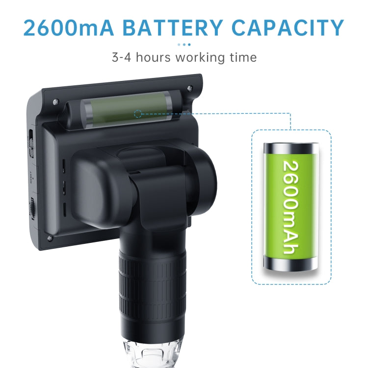 P190 1000X Desktop HD Digital Microscope with 2.4 inch Screen - Digital Microscope by PMC TechLife | Online Shopping South Africa | PMC TechLife | Buy Now Pay Later Mobicred