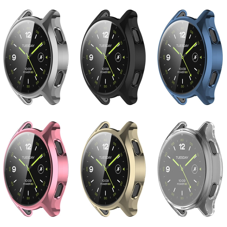 For Xiaomi Watch 2 Full Coverage TPU Electroplated Watch Protective Case(Pink) - Watch Cases by PMC TechLife | Online Shopping South Africa | PMC TechLife