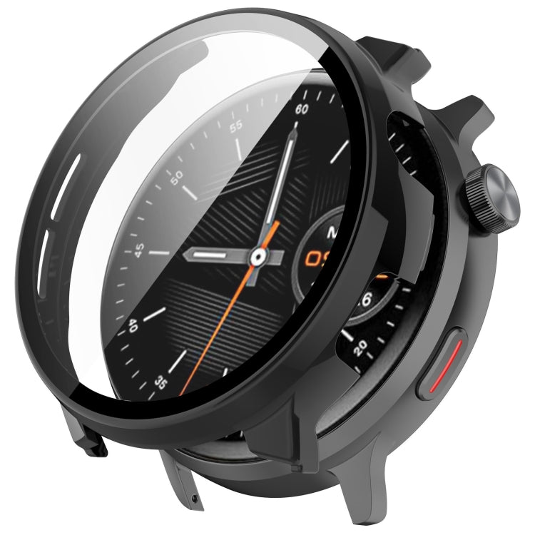 For Xiaomi Mibro Watch Lite 2 PC + Tempered Film Integrated Watch Protective Case(Black) - Watch Cases by PMC TechLife | Online Shopping South Africa | PMC TechLife | Buy Now Pay Later Mobicred