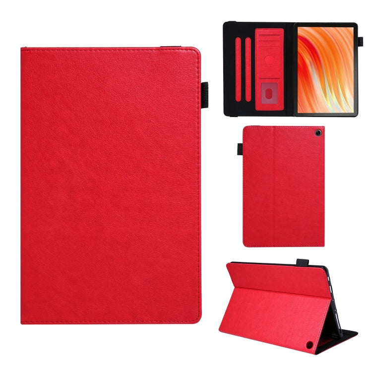 For Amazon Kindle Fire HD10 2021/2023 Extraordinary Series Smart Leather Tablet Case(Red) - Amazon by PMC TechLife | Online Shopping South Africa | PMC TechLife | Buy Now Pay Later Mobicred