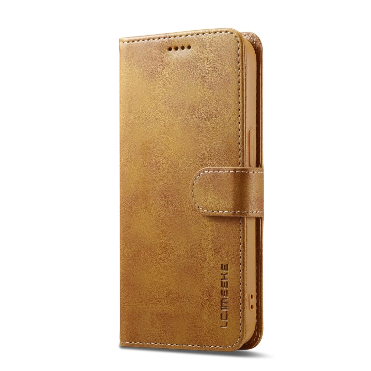 LC.IMEEKE Calf Texture Horizontal Flip Leather Case For iPhone 16e(Yellow) - iPhone 16e Cases by LC.IMEEKE | Online Shopping South Africa | PMC TechLife | Buy Now Pay Later Mobicred