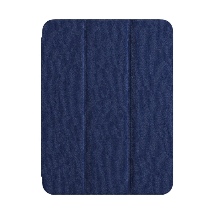For iPad Air 10.9 2022 / 2020 ZGA Tri-Fold Voltage Smart Leather Tablet Case(Blue) - free shipping - PMc TechLife - Order now!