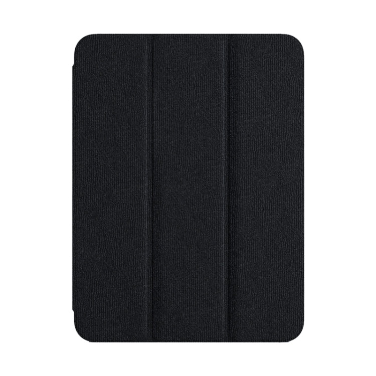 For iPad 2025 / 2022 ZGA Tri-Fold Voltage Smart Leather Tablet Case(Black) - free shipping - PMc TechLife - Order now!