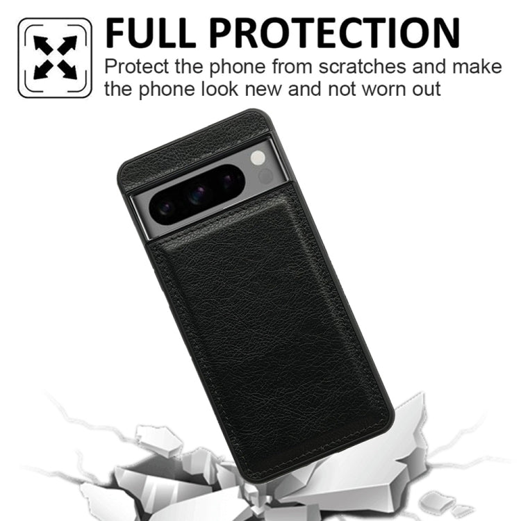 For Google Pixel 9 Pro XL Cowhide Texture Back Cover Phone Case(Black) - Google Cases by PMC TechLife | Online Shopping South Africa | PMC TechLife | Buy Now Pay Later Mobicred