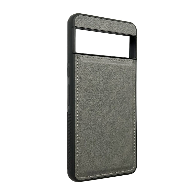 For Google Pixel 9 Pro XL Cowhide Texture Back Cover Phone Case(Grey) - Google Cases by PMC TechLife | Online Shopping South Africa | PMC TechLife | Buy Now Pay Later Mobicred