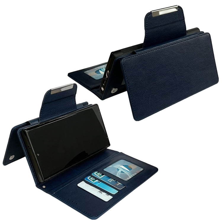 For Google Pixel 9 / Pixel 9 Pro Multifunctional 7-Card Wallet Leather Phone Case(Royal Blue) - Google Cases by PMC TechLife | Online Shopping South Africa | PMC TechLife | Buy Now Pay Later Mobicred